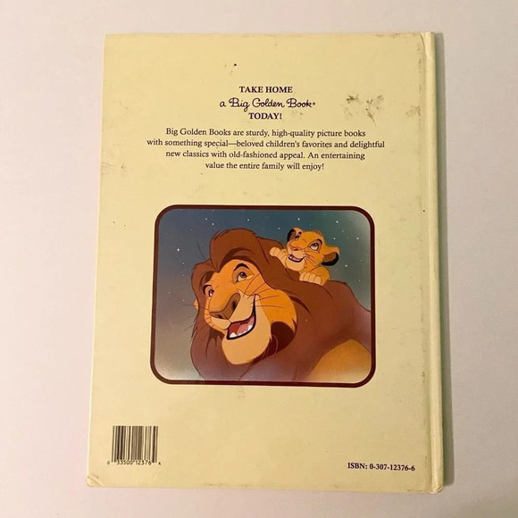 Vintage 1994 The Lion King  A Big Golden Book by Justine Korman - Picture 2 of 15
